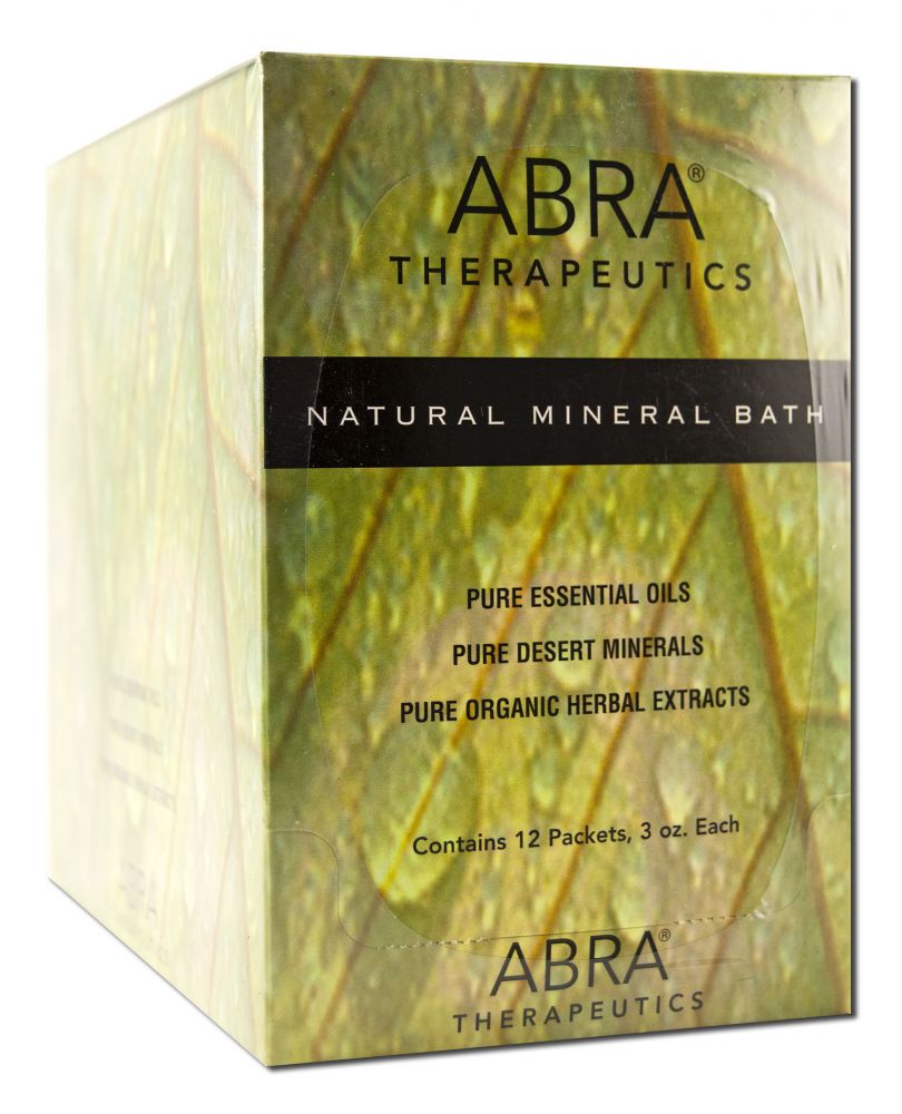 Abra Therapeutics Herbal Hydrotherapy Therapeutic Baths Green Tea Body Soak 3 oz 12 pack