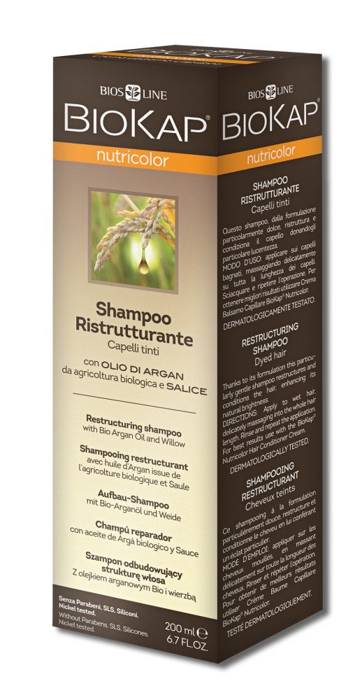 Biokap Hair Care Restructuring Shampoo for Dyed Hair