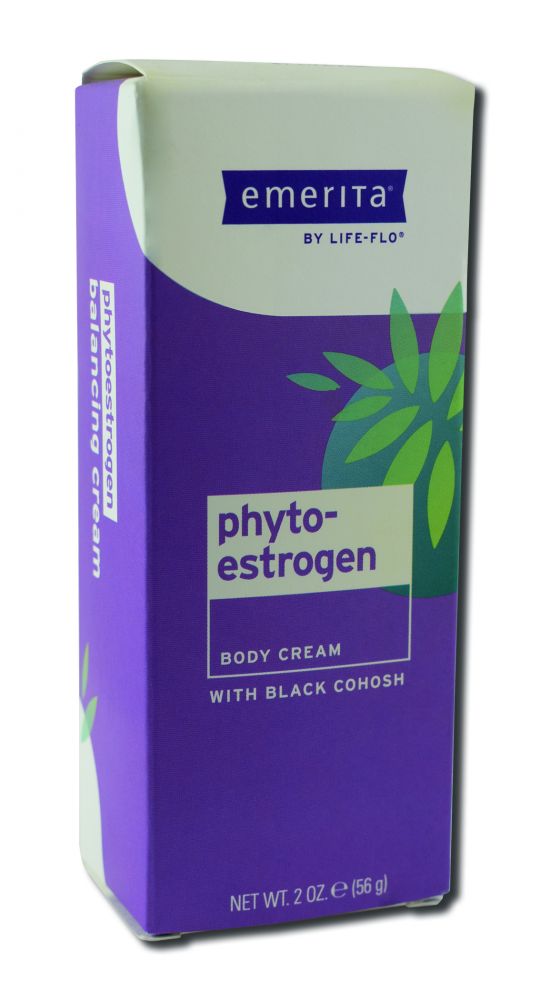 Emerita Perimenopause/Menopause Products Phytoestrogen Body Cream 2 oz