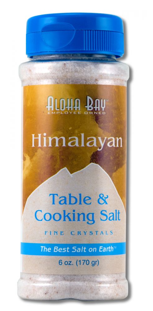 Aloha Bay Crystal Salt And Mill Fine Salt Dispenser 6 oz