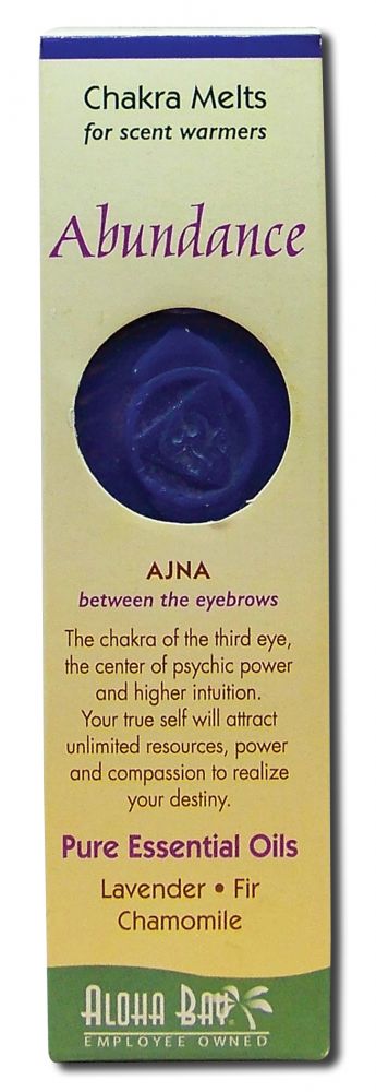 Aloha Bay Palm Wax Candles Chakra Melts Abundance 8 pc
