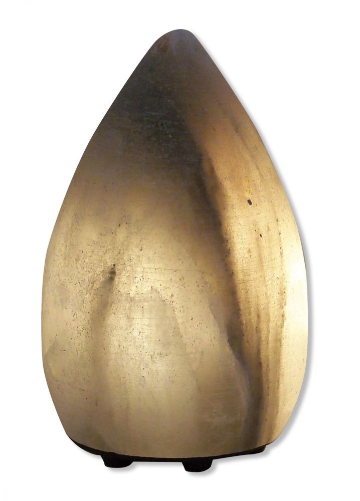 Aloha Bay Himalayan Salt Lamps Teardrop Grey