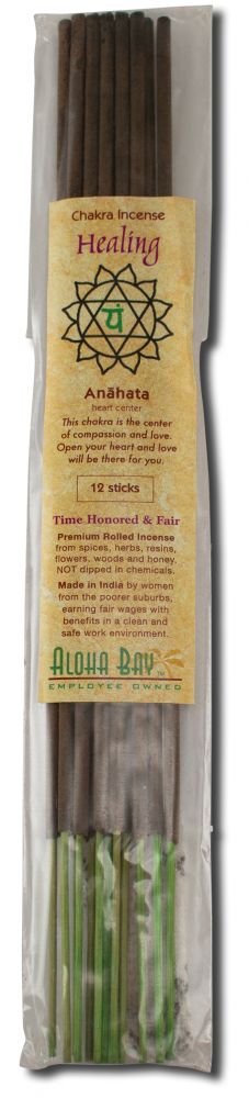 Aloha Bay Incense Chakra Healing 12 pk