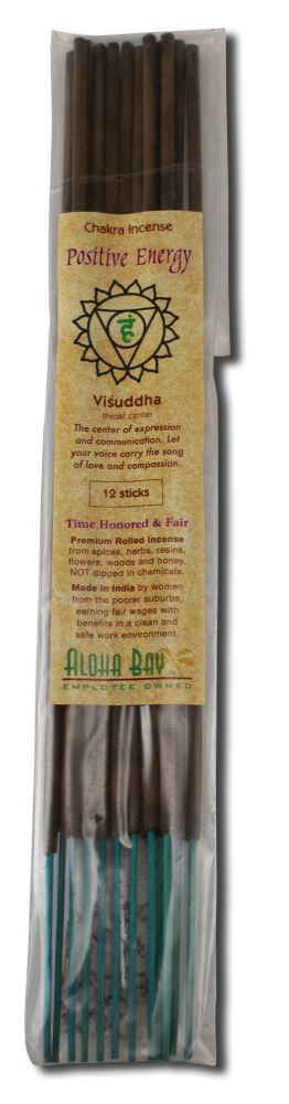 Aloha Bay Incense Chakra Postive Energy 12 pk