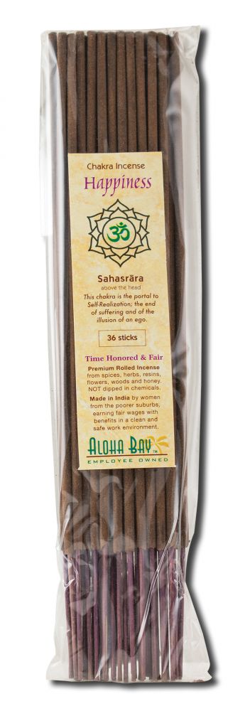 Aloha Bay Incense Chakra Happiness 36 pk