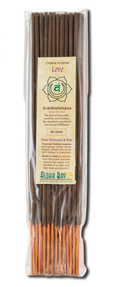 Aloha Bay Incense Chakra Love 36 pk