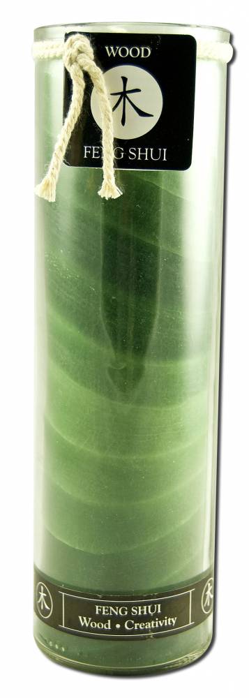 Aloha Bay Palm Wax Candles Feng Shui Palm Wax Candles Wood/Creativity 16 oz Jar