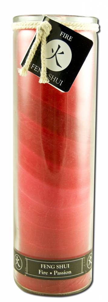 Aloha Bay Palm Wax Candles Feng Shui Palm Wax Candles Fire/Passion 16 oz Jar