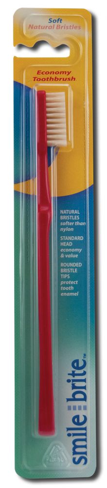 Smile Brite Toothbrushes Fixed Head Toothbrushes Natural Economy Fixed Head Natural Soft Toothbrush
