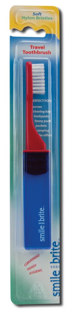 Smile Brite Toothbrushes Fixed Head Toothbrushes Nylon Travel Toothbrush