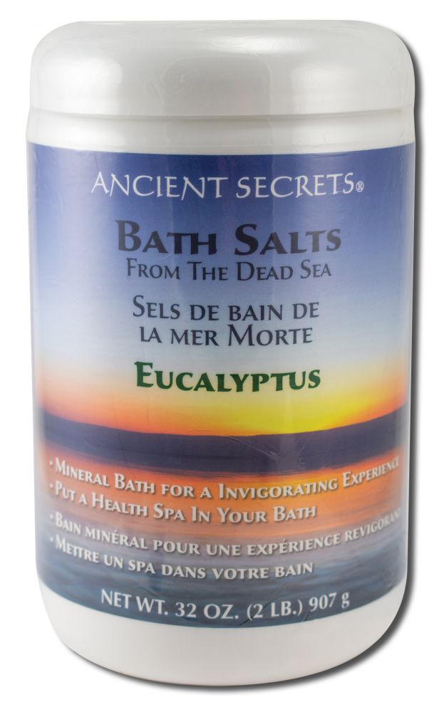 Ancient Secrets Dead Sea Aromatherapy Bath Salts Eucalyptus 2 lb