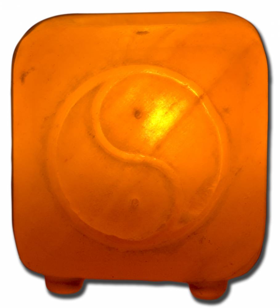 Ancient Secrets Tea Lights Salt Yin Yang Design Tea Light