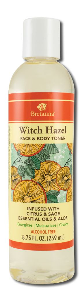 Bretanna Witch Hazel Toner Citrus Sage 8.75 oz