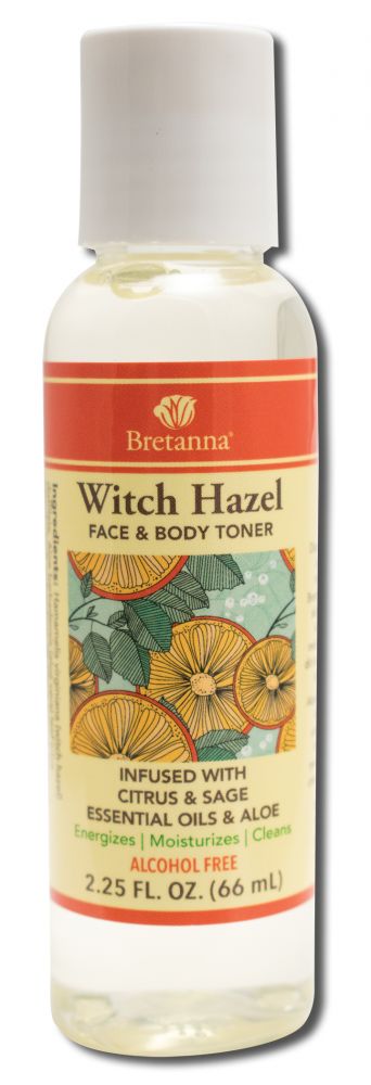 Bretanna Witch Hazel Toner Citrus Sage 2.25 oz