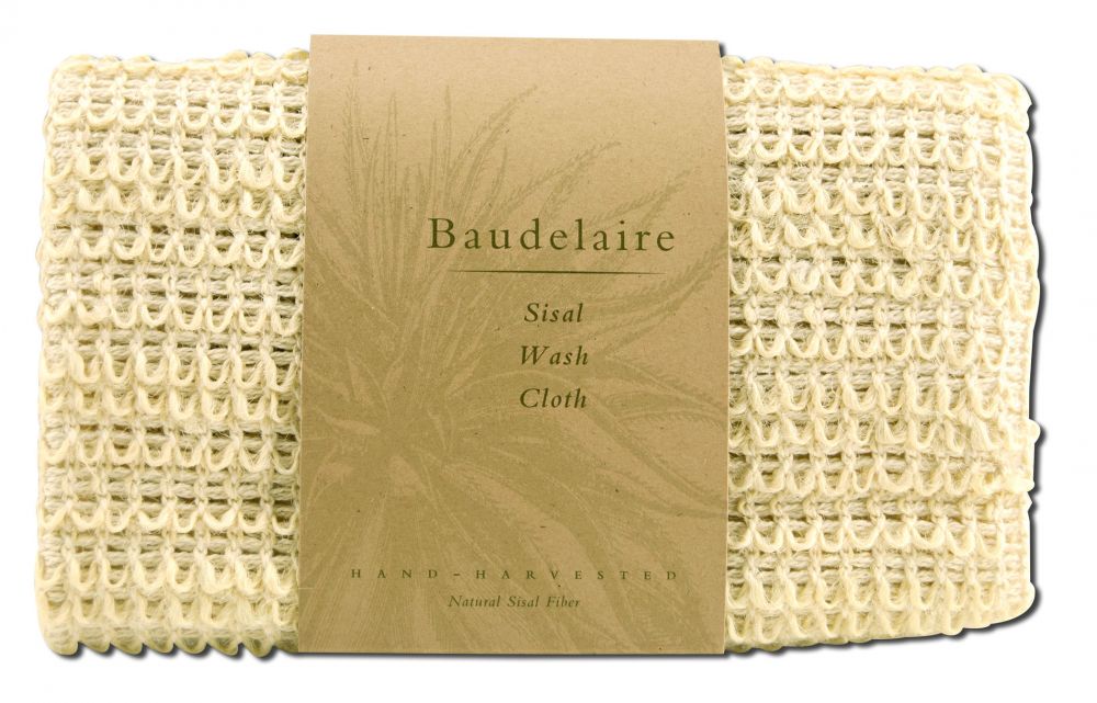 Baudelaire Bath Accessories Sisal Wash Cloth