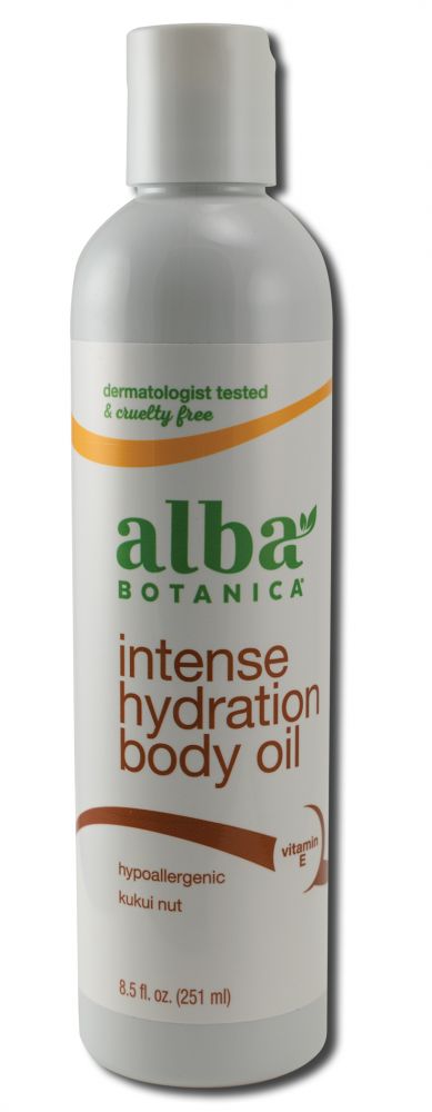 Alba Botanica Hawaiian Spa Treatments Kukui Nut Organic Body Oil 8.5 oz