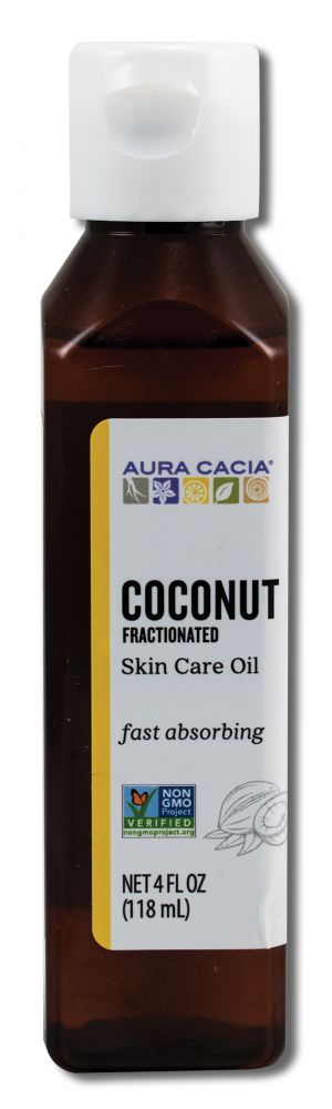 Aura Cacia Coconut Oil Coconut Oil Fractioned 4 oz