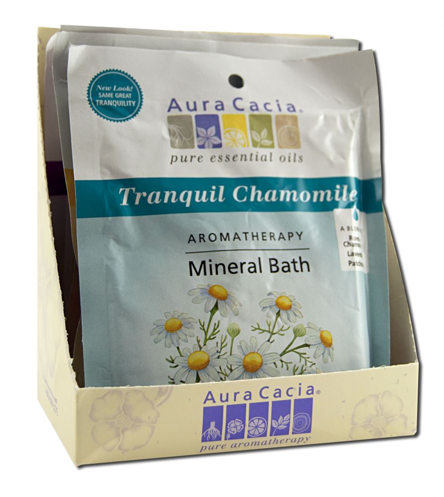 Aura Cacia Mineral Baths Tranquility 6 Pack