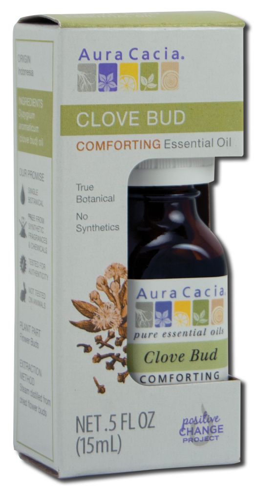 Aura Cacia Essential Oils Clove Bud Boxed .5 oz