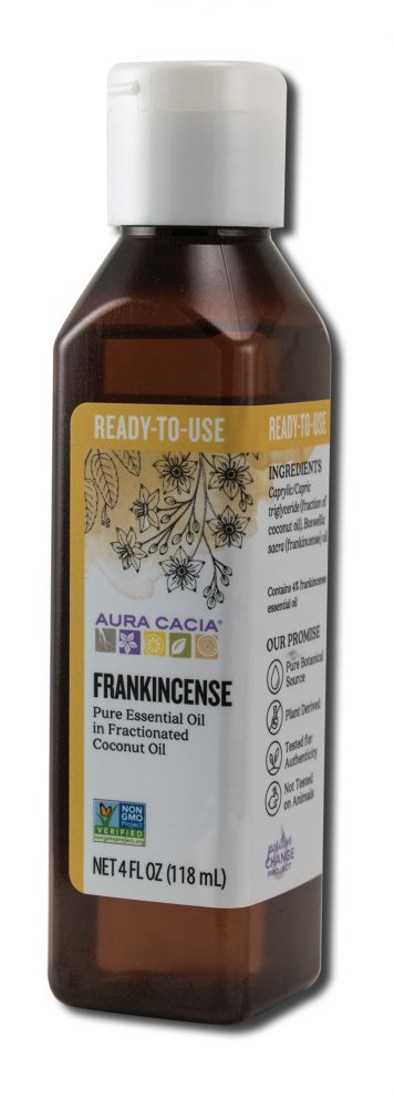 Aura Cacia Essential Oils Ready to Use Frankincense 4 oz