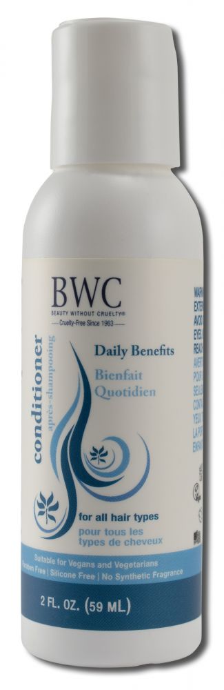 Beauty Without Cruelty (BWC) Trial-travel Minis Daily Benefits Conditioner