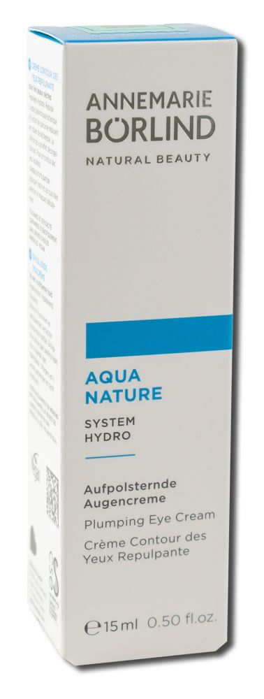 Annemarie Borlind Natural Beauty Aquanature Plumping Eye Cream .50 oz