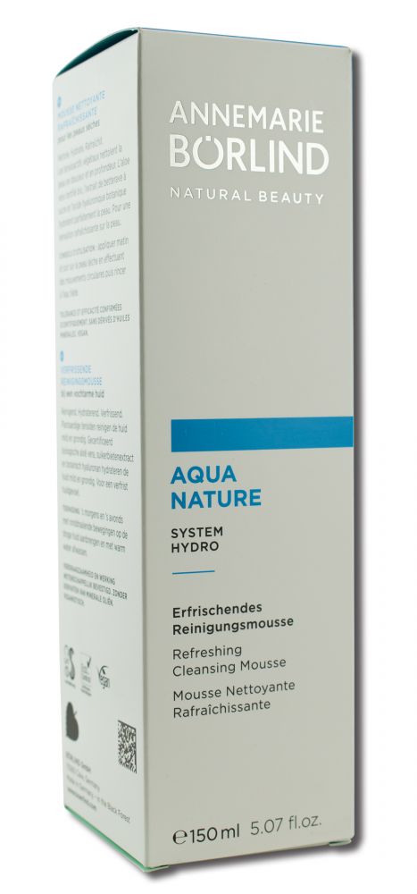 Annemarie Borlind Natural Beauty Aquanature Refreshing Cleansing Mousse 5.07 oz