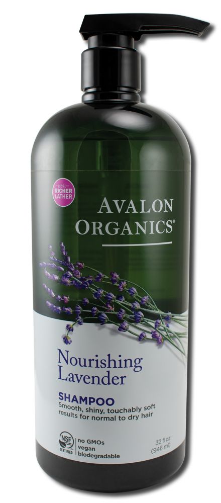 Avalon Organic Botanicals Value Size Lavender Nourishing Shampoo 32 oz