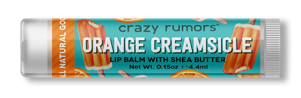 Crazy Rumors Lip Balm Orange Creamsicle .15 oz