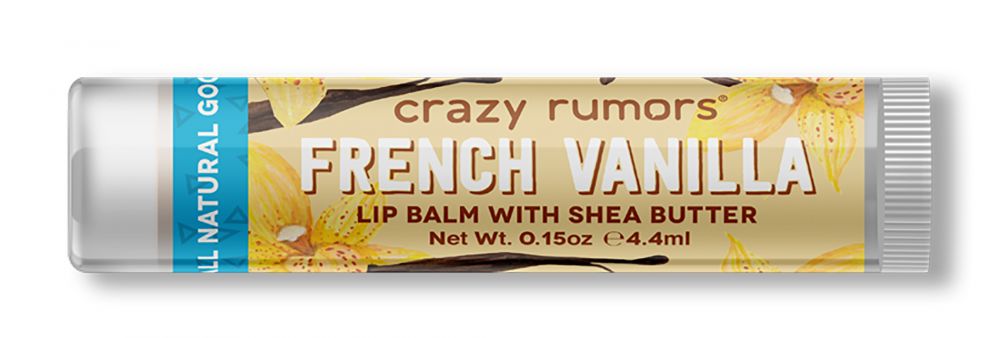 Crazy Rumors Lip Balm French Vanilla .15 oz