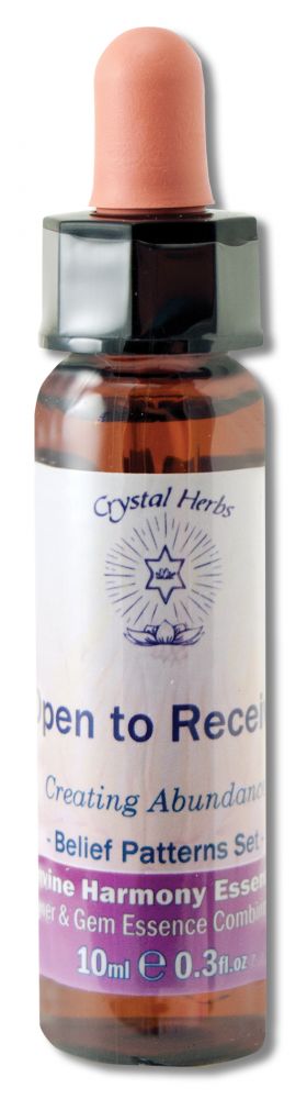 Crystal Herbs Transforming Belief Patterns Open to Receive 10 ml