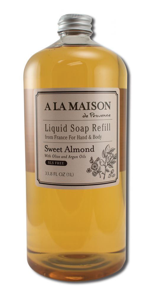 A La Maison Liquid Soap Refill Sweet Almond 33.8 oz