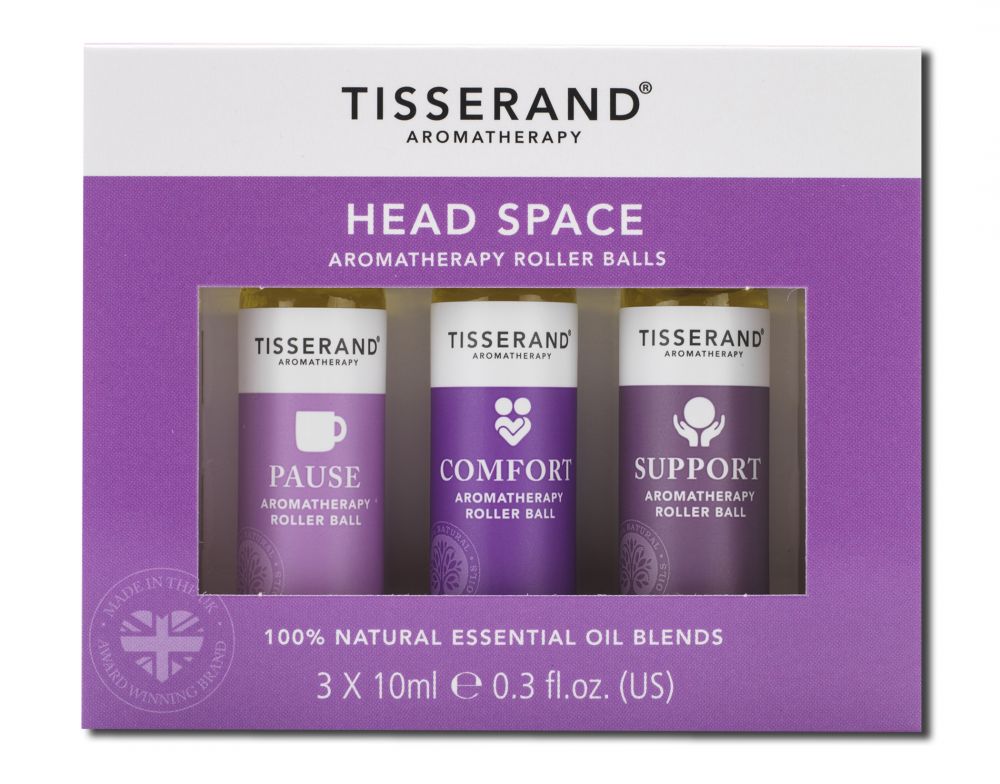 Tisserand Remedy Roller Balls Head Space Kit 3 pk