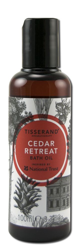 Tisserand Inspired By National Trust Cedar Retreat Bath Oil 100 ml