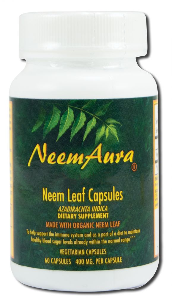 Neem Aura Supplements Neem Leaf 60 Caps