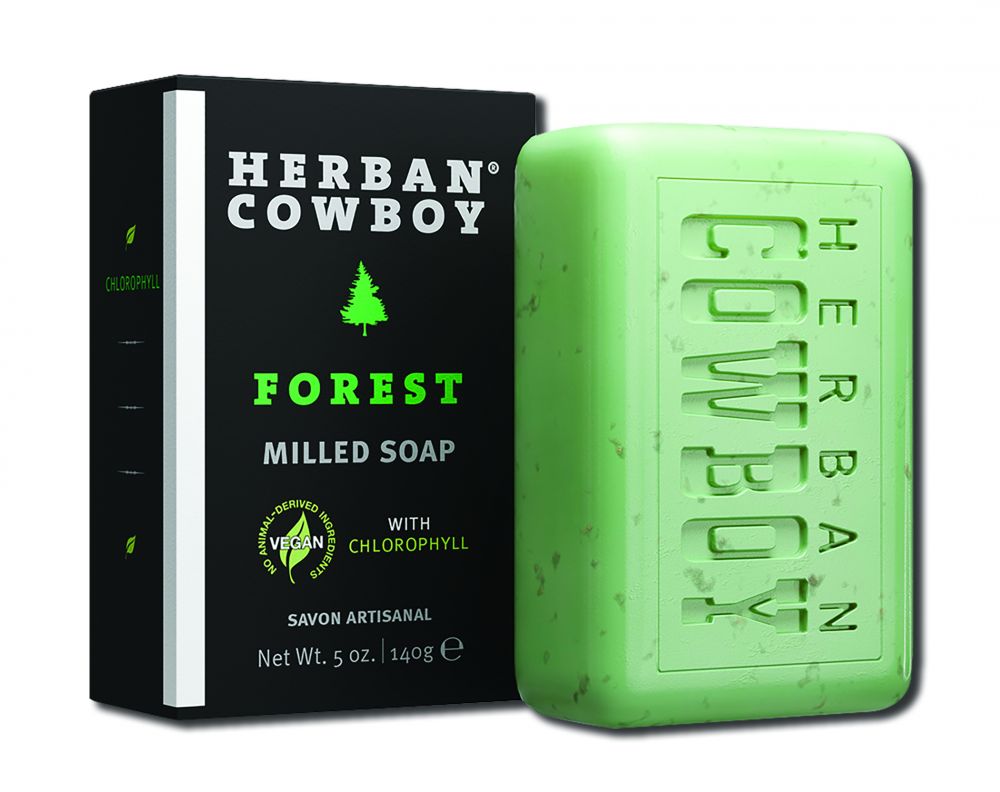 Herban Cowboy Bar Soap Forest Bar Soap 5 oz
