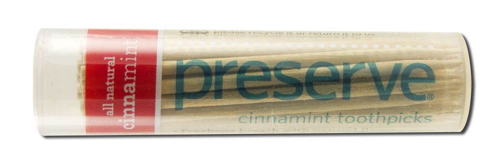 Preserve Flavored Toothpicks Cinnamint 35 ct
