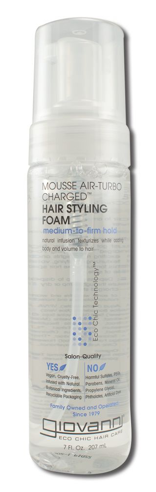 Giovanni Styling Tools Natural Mousse 7 oz
