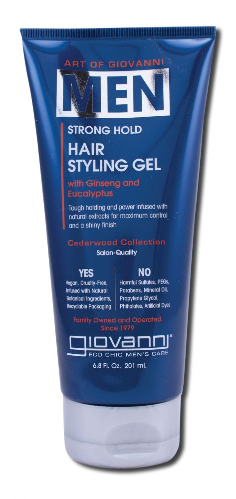 Giovanni Mens Cedarwood Collection Hair Styling Gel 6.8 oz