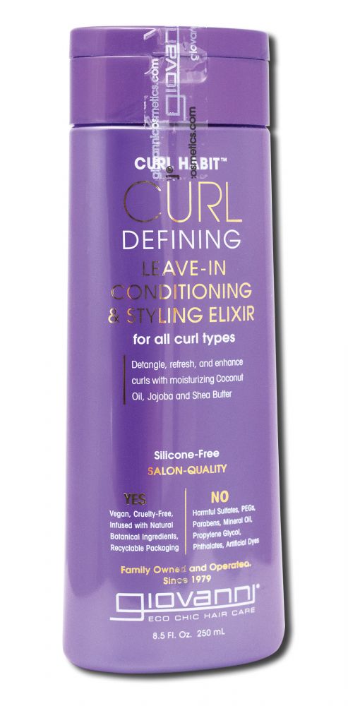 Giovanni GIOVANNI CURL HABIT Leave-In Conditioner & Styling Elixir 8.5 oz