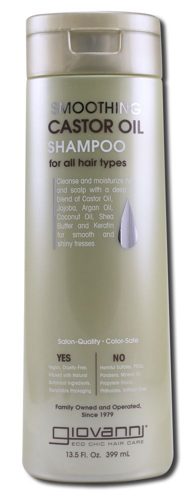 Giovanni Smoothing Castor Oil Collection Shampoo 13.5 oz