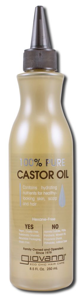 Giovanni Smoothing Castor Oil Collection 100% Pure Castor Oil 8.5 oz