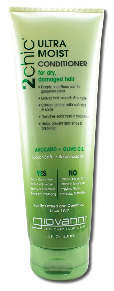 Giovanni 2chic Ultra Moist Avocado & Olive Oil Collection Avocado & Olive Oil Conditioner 8.5 oz