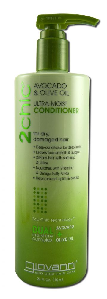 Giovanni 2chic Ultra Moist Avocado & Olive Oil Collection Avocado & Olive Oil Conditioner 24 oz