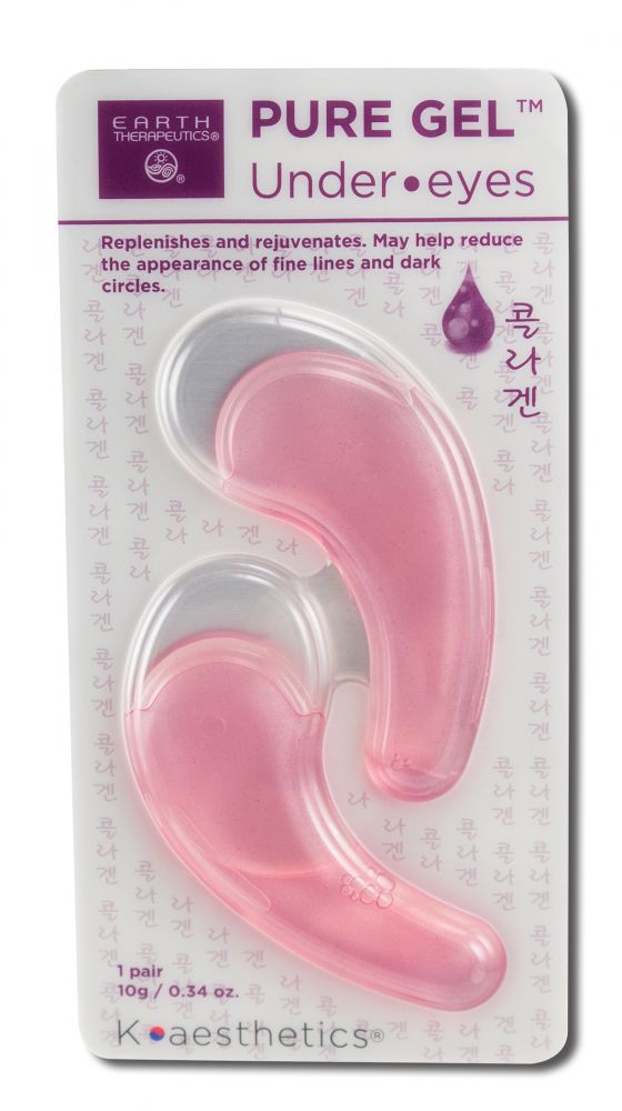 Earth Therapeutics Facial Treatment Pure Gel Under Eye 1 Pair Collagen