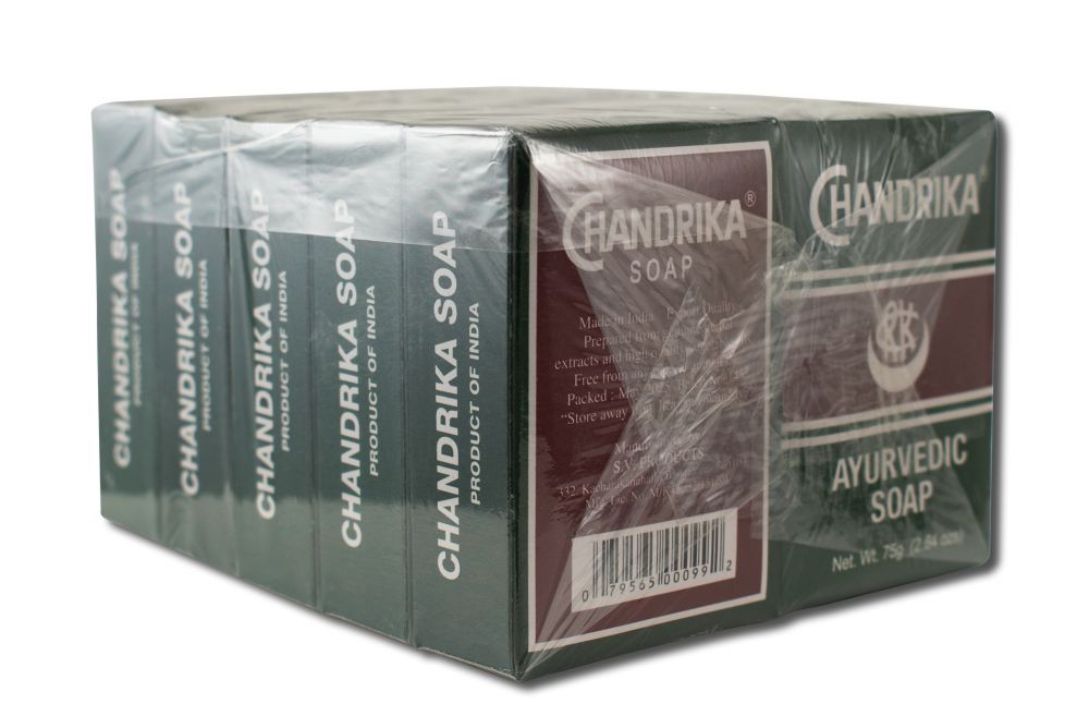 Chandrika Ayurvedic Soap Soap Chandrika Ayurvedic Soap 75 gm 10 pk