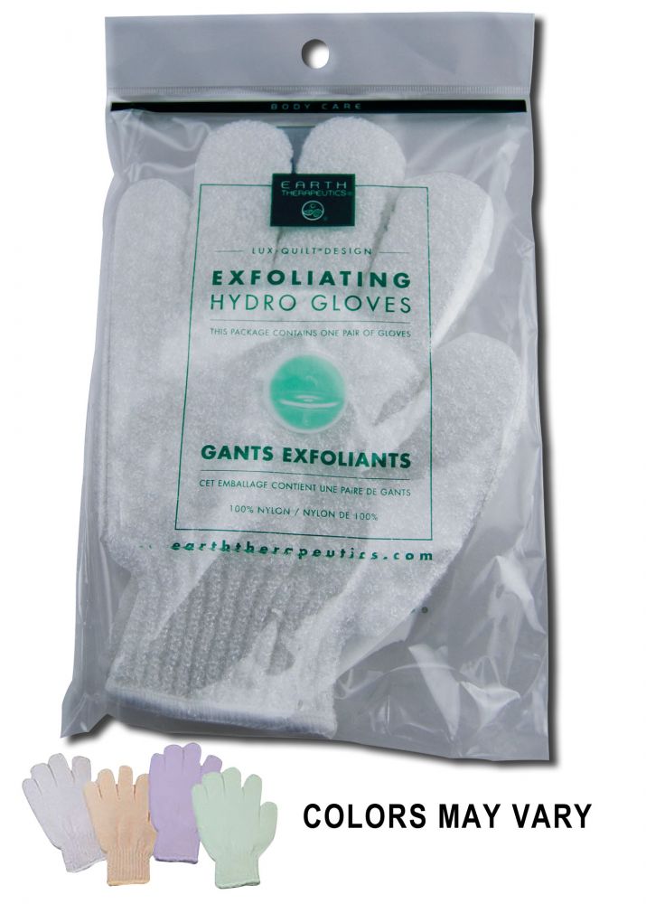 Earth Therapeutics Implements Exfoliating Hydro Gloves Assorted