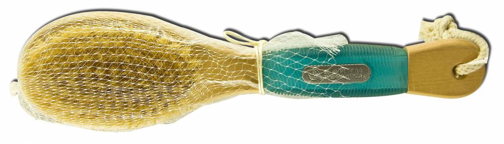 Earth Therapeutics Natural Bristle Brushes Contoured Body Brush 12 in