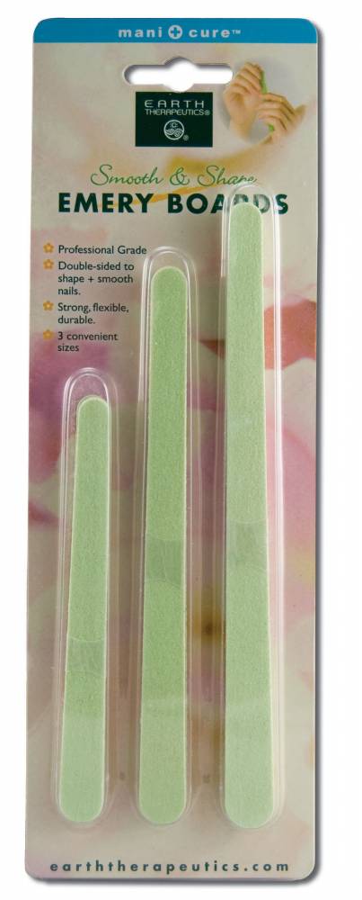 Earth Therapeutics Professional Handtherapy Smooth & Shape Emory Boards 15 ct