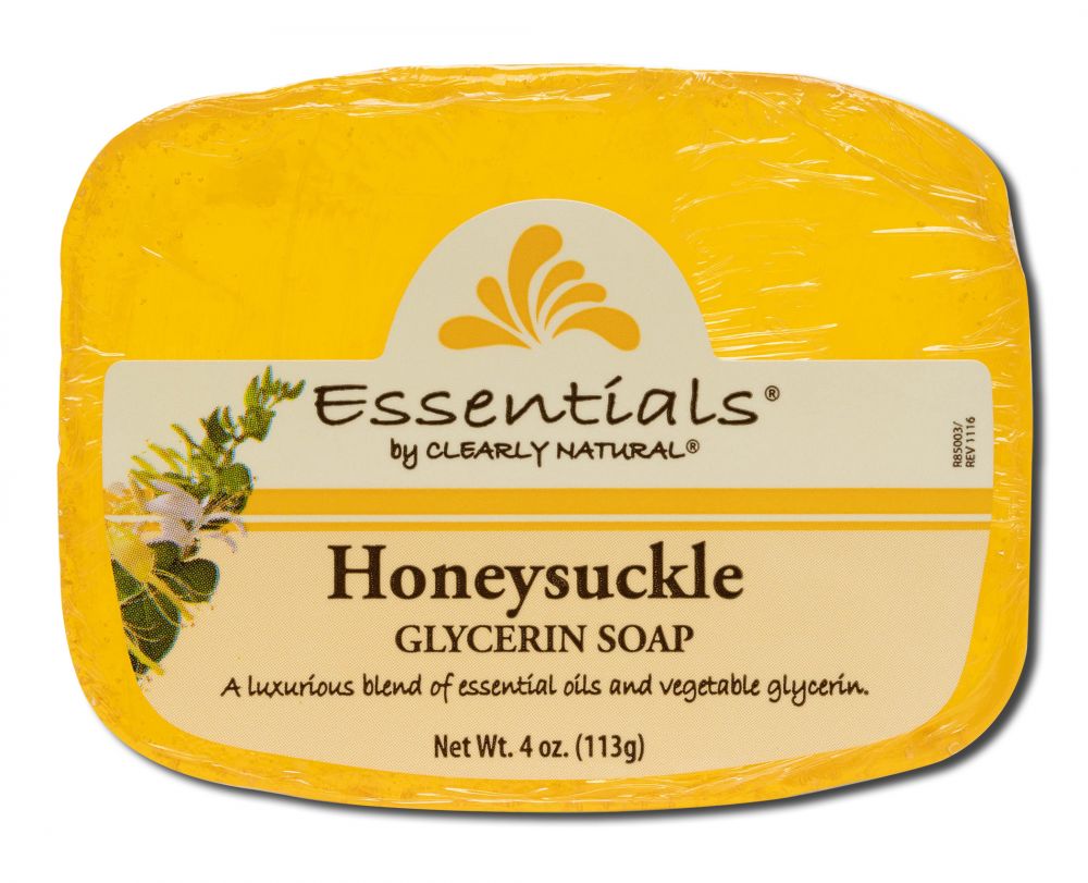 Clearly Natural Soaps Glycerine Soaps Honeysuckle 4 oz